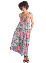 Load image into Gallery viewer, Eagle Dress in Looking Glass Print