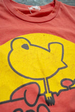 Load image into Gallery viewer, Woodstock Cropped Tee in Cherry