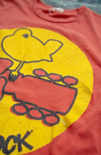 Load image into Gallery viewer, Woodstock Cropped Tee in Cherry