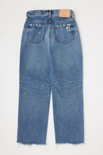 Load image into Gallery viewer, Peccole Wide Straight Jean in Dark Blue