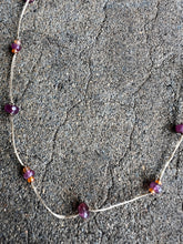 Load image into Gallery viewer, Laly Duo Necklace/Bracelet with Pink Tourmalines & Cornaline
