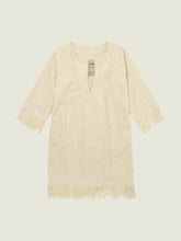 Load image into Gallery viewer, Odilia Terry Dress in Ecru