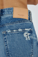 Load image into Gallery viewer, Peccole Wide Straight Jean in Dark Blue