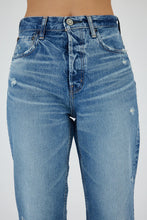 Load image into Gallery viewer, Peccole Wide Straight Jean in Dark Blue