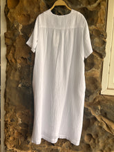 Load image into Gallery viewer, Nicola Cotton Gauze Dress in White