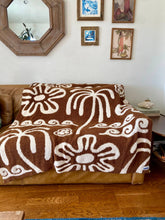 Load image into Gallery viewer, Sundream - Hanalei Plush Throw - Mocha & Cream