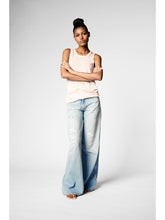 Load image into Gallery viewer, Hand Painted Cotton Tank Top in Water