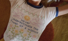 Load image into Gallery viewer, Feminist Ringer Tee