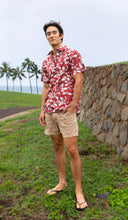 Load image into Gallery viewer, Ohai Red Relaxed Aloha Shirt