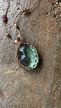 Load image into Gallery viewer, Short Tibetan Necklace with Green Flourite
