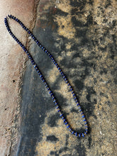 Load image into Gallery viewer, Lapis Disk Necklace, 12”