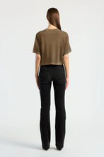 Load image into Gallery viewer, Tokyo Crop Tee in Vintage Chai