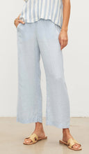 Load image into Gallery viewer, Lola Pant in Blue Linen