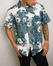 Load image into Gallery viewer, Puakala Blue Tailored Aloha Shirt