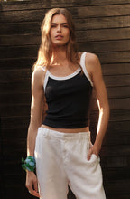 Load image into Gallery viewer, Belle Tank Top in Navy and White