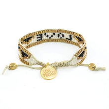 Load image into Gallery viewer, Taj LOVE Bracelet in White and Black
