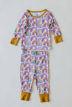 Load image into Gallery viewer, Wings Hawaii - Keiki Pajamas - Rainbows: 12-18mo
