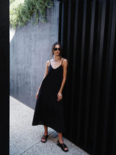 Load image into Gallery viewer, Teague Dress in Black