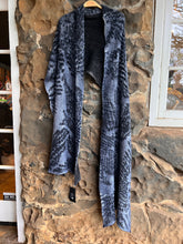 Load image into Gallery viewer, Unisex Hand Painted Scarf in Cashmere and Wool