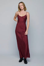 Load image into Gallery viewer, Ankle Slip Dress in Merlot
