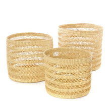 Load image into Gallery viewer, Veta Vera Lace Weave Basket in Natural