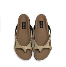 Load image into Gallery viewer, Demi Thong in Vegan Gold Leather