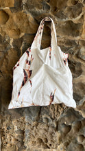 Load image into Gallery viewer, Hand Dyed Corduroy Bag in Tied Pewter