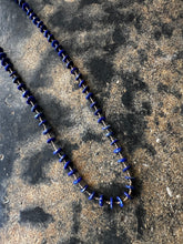 Load image into Gallery viewer, Lapis Disk Necklace, 12”