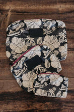 Load image into Gallery viewer, Wings Hawaii - Adventure Pouch - Black + Tan Aloha: Large
