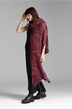 Load image into Gallery viewer, Unisex Hand Painted Scarf in Cashmere and Wool