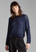 Load image into Gallery viewer, Diamond Stitch Hand Painted Sweater in Virgin Wool and Silk