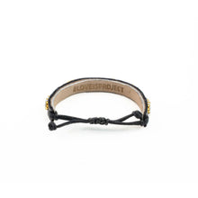 Load image into Gallery viewer, Skinny Leather LOVE Bracelet in White and Gold