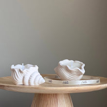 Load image into Gallery viewer, Estelle Studio - Shell Jar Soy Wax Candle | Handmade Jesmonite Vessel: Orange&Ginger