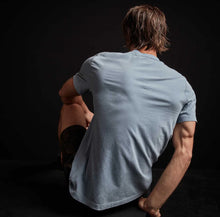 Load image into Gallery viewer, S/S Men’s Crew in Blue Stone