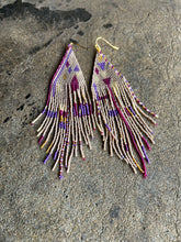 Load image into Gallery viewer, Large Abstract Triangle Earrings