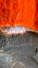 Load image into Gallery viewer, Hand Painted Cropped Cotton Cardigan in Mandarin and Ghiaccio