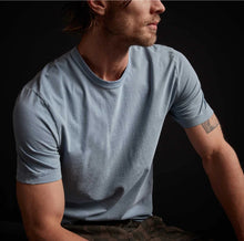 Load image into Gallery viewer, S/S Men’s Crew in Blue Stone