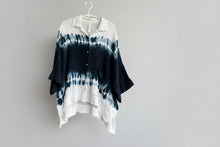Load image into Gallery viewer, River Shirt in Blue Tie Dye by Gilda Midani