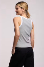 Load image into Gallery viewer, Lindy Tank Top in Grey and White