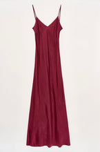 Load image into Gallery viewer, Ankle Slip Dress in Merlot
