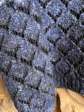 Load image into Gallery viewer, Diamond Stitch Hand Painted Sweater in Virgin Wool and Silk