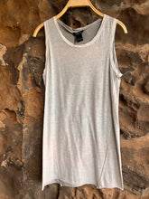 Load image into Gallery viewer, Hand Painted Cotton Tank Top in Ghiaccio