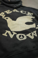 Load image into Gallery viewer, Peace Now Zip Fleece in Coal