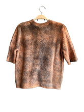 Load image into Gallery viewer, Hand Painted Brushed Cotton Round Neck Pullover in N/Antelope