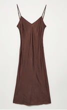 Load image into Gallery viewer, Ankle Slip Dress in Chocolate