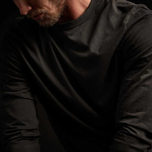 Load image into Gallery viewer, Elevated Lotus Jersey L/S Crew in Carbon