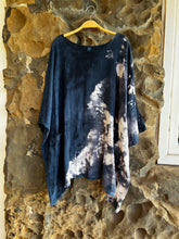 Load image into Gallery viewer, Cotton Gauze Medium Bucket Tunic in Blue Explosion