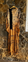 Load image into Gallery viewer, Recortes Dress in Brush Black + Caramel