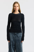 Load image into Gallery viewer, Marbella Long Sleeve in Vintage Black