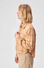 Load image into Gallery viewer, Denise Shirt in Golden Plaid